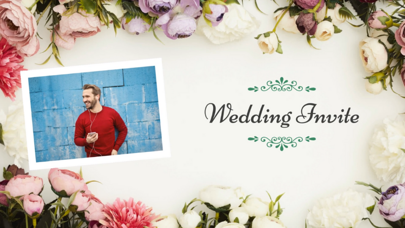 Wedding Invite Video Template