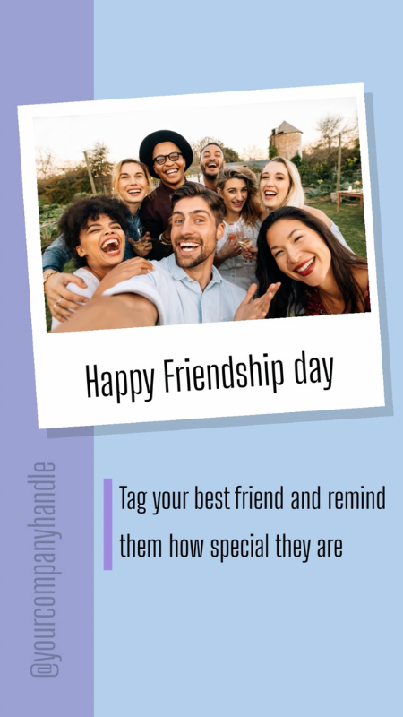 Friendship Day Social Media Post Video Template