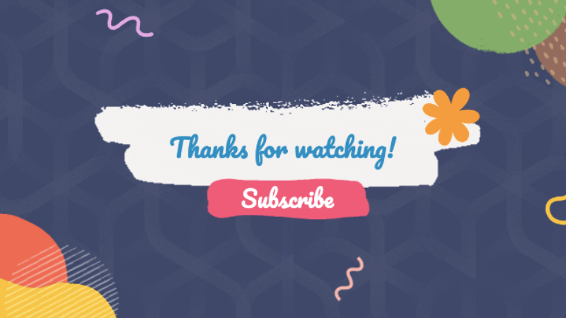 Youtube Outro Video Template