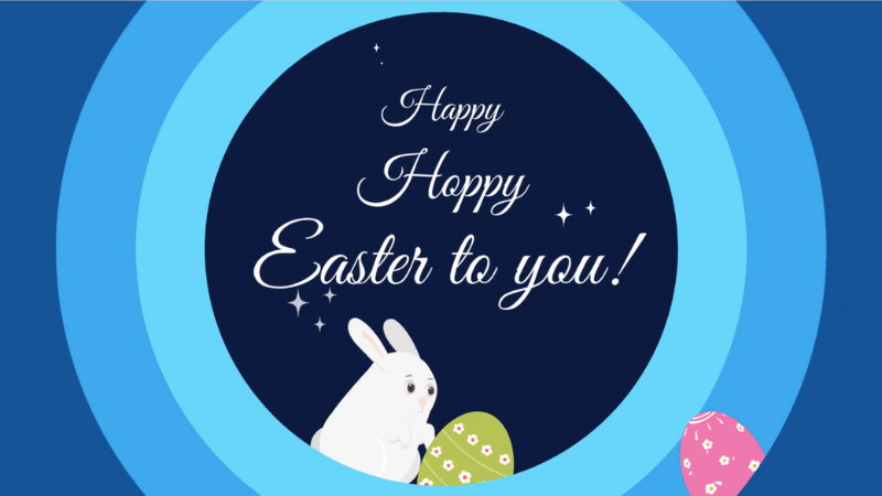 Happy Easter Wishes Video Template